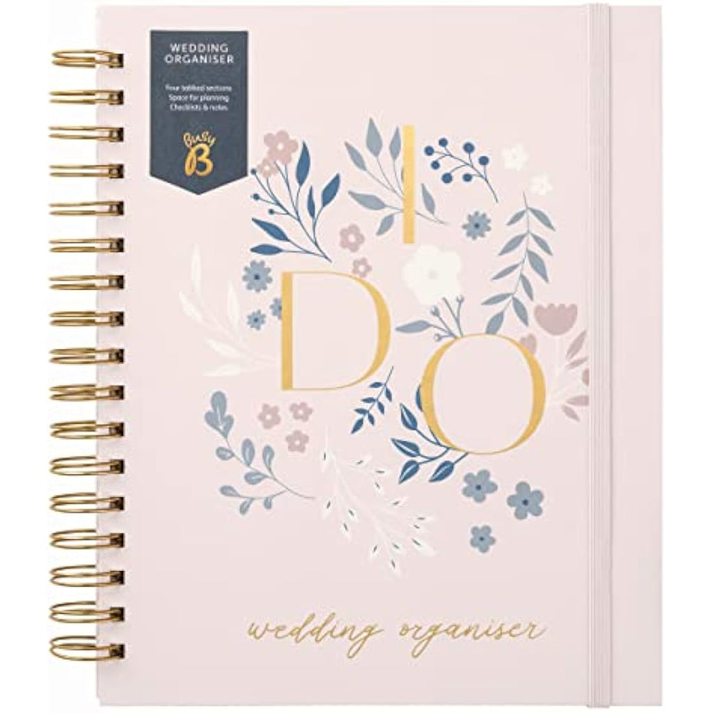 Busy B Wedding Planner Organiser – Pink and Gold Spiral Notebook