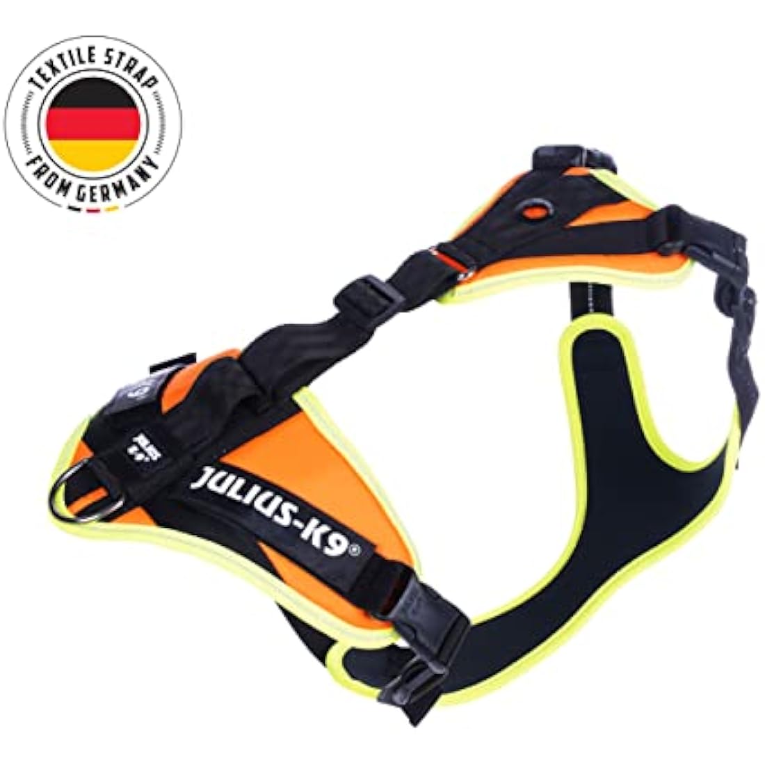 Julius-K9 Mantrailing Dog Harness – Adjustable Tactical Gear, Black, Size S