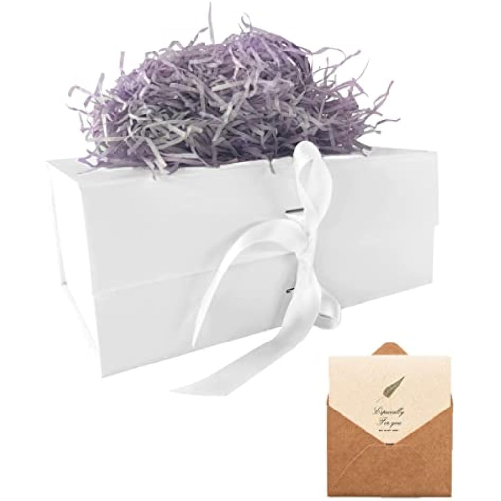 Jolof Store White Magnetic Gift Box – 23.5x17x10cm Collapsible Box