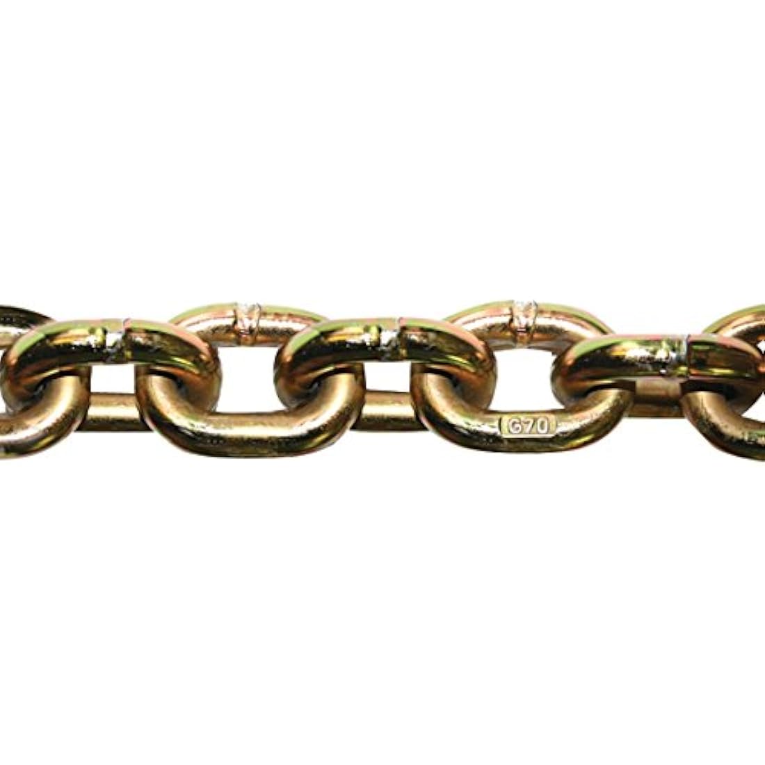 Vulcan Grade 70 Safety Chain with Grab and Sling Hooks - 3/8" x 8'
