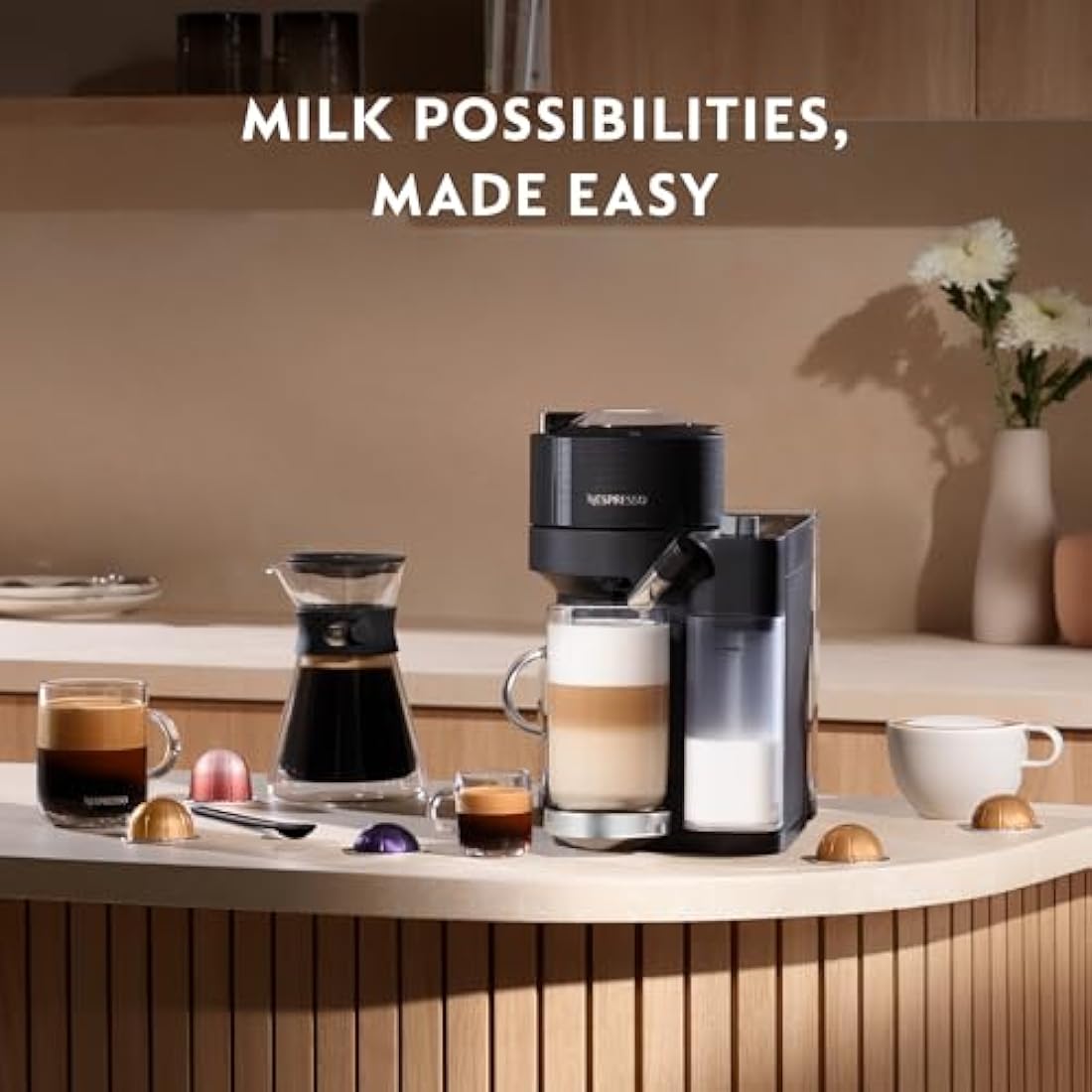 Nespresso Vertuo Lattissima by De'Longhi | Coffee & Milk Machine - Black