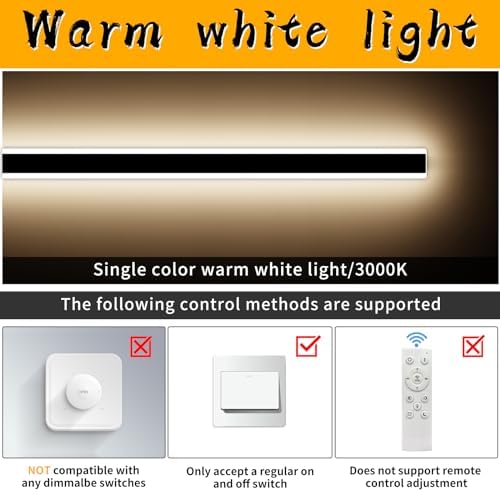 Mikeru 150cm LED Outdoor Wall Light | IP65 Waterproof Black Sconce