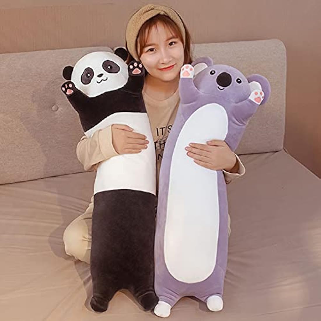 28" Koala Plush Toy – Soft Stuffed Animal Sleeping Pillow