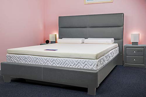 Jolof Store 3 Inch Memory Foam Mattress Topper with Cover | UK Single