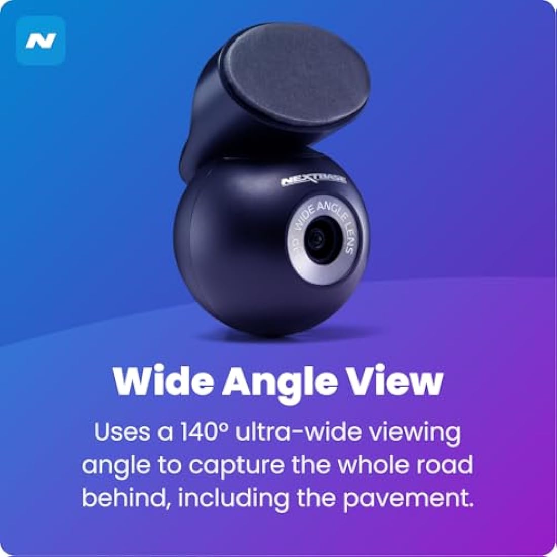 Nextbase Rear Window Camera – 140° Wide Angle Dash Cam Add-On Module