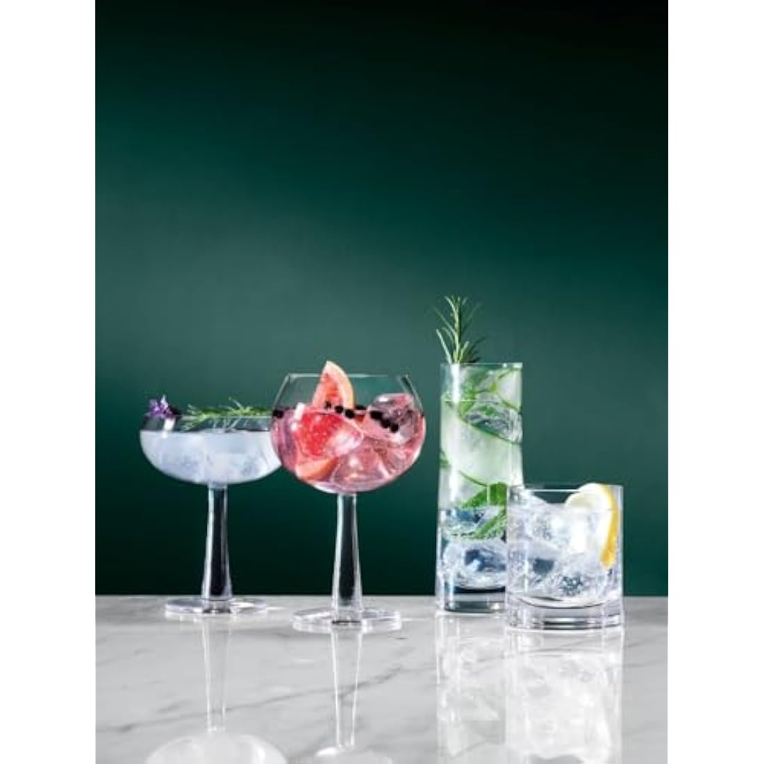 LSA International Gin Balloon Glasses - Set of 2 Mouthblown Glass