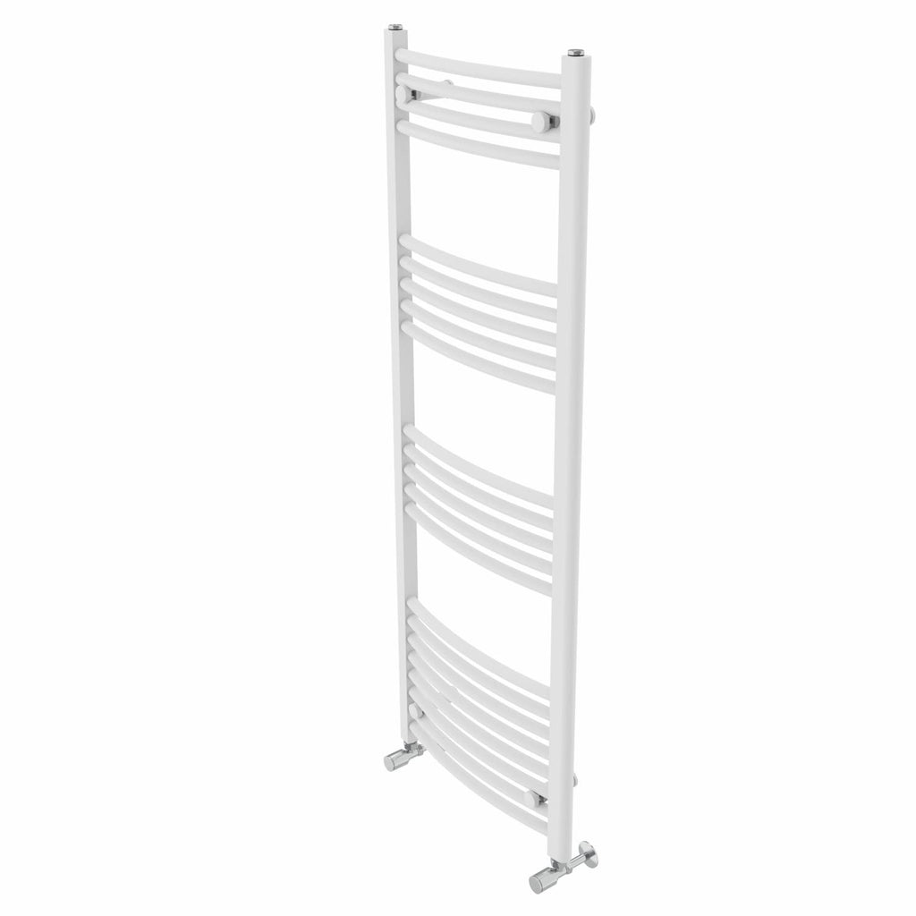 Warmehaus Curved Heated Towel Rail Radiator Ladder White 1400x500mm - image 3