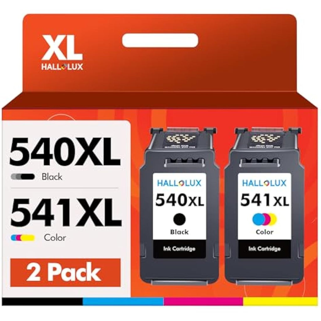 HALLOLUX PG-540XL CL-541XL Ink Cartridges for Canon Pixma MG3650 MX475