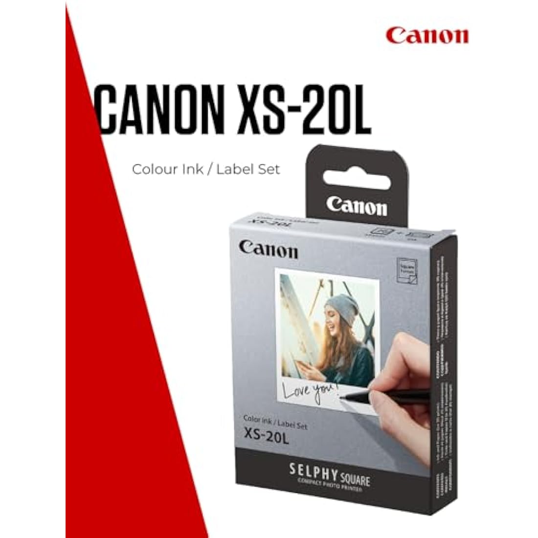 Canon SELPHY XS-20L Ink & Paper Set | 20 Sheets & 1 Cartridge