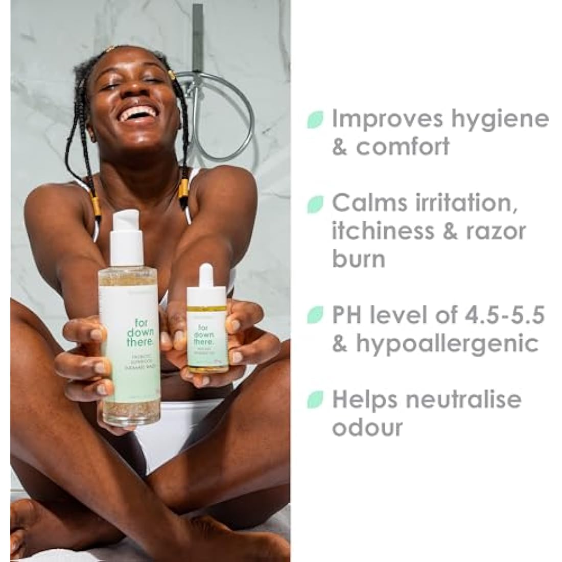Jolof Store Superfood Intimate Care Kit - 4-Step Ingrown Hair Routine