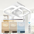 22W Modern Square LED Ceiling Light | Dimmable 3-Color Lamp