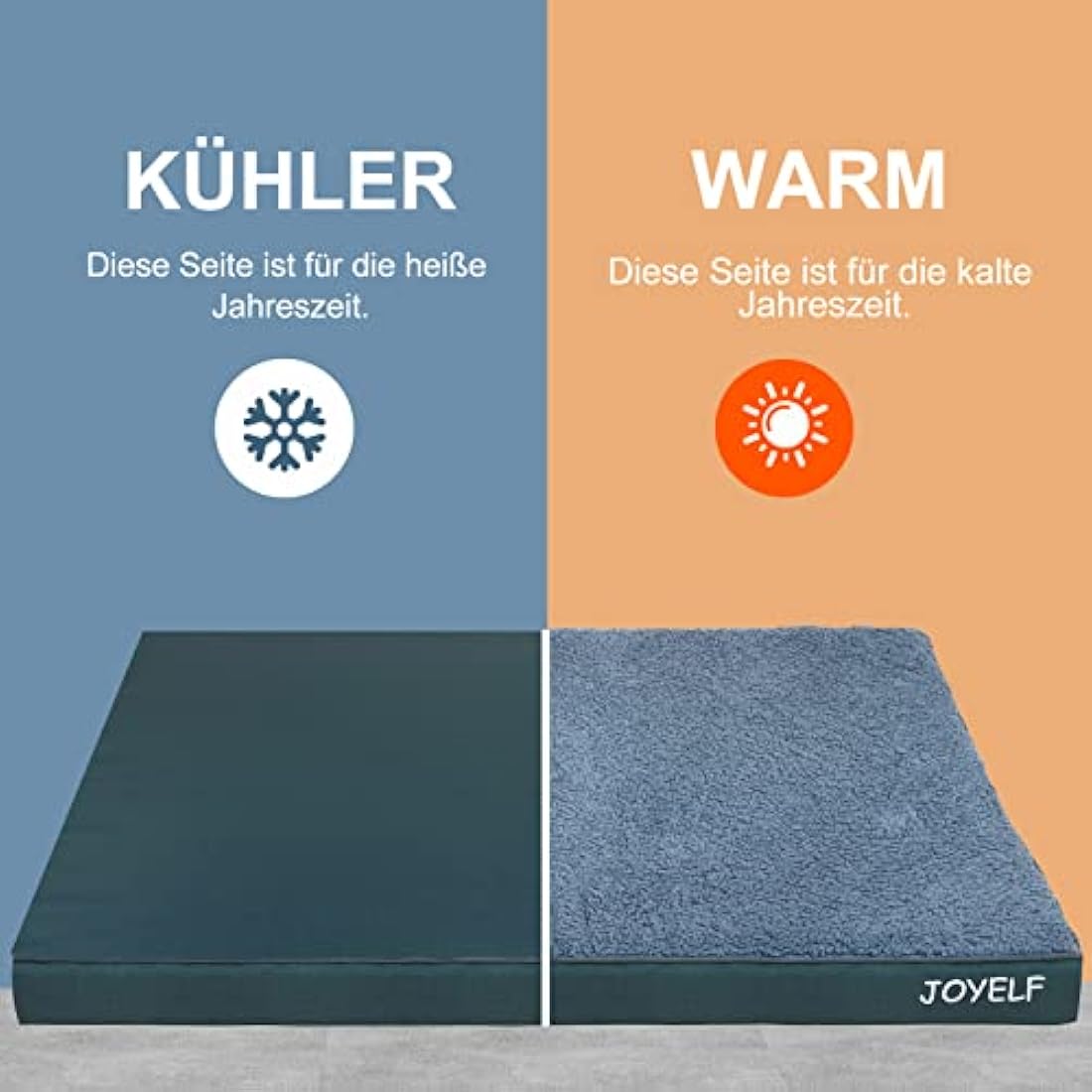 XXLarge Orthopedic Dog Bed | Waterproof Egg Crate Foam Mat