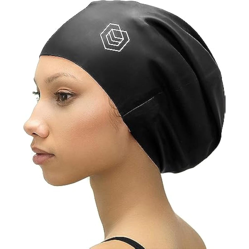 SOUL CAP Large Silicone Swimming Cap for Long Hair and Dreadlocks