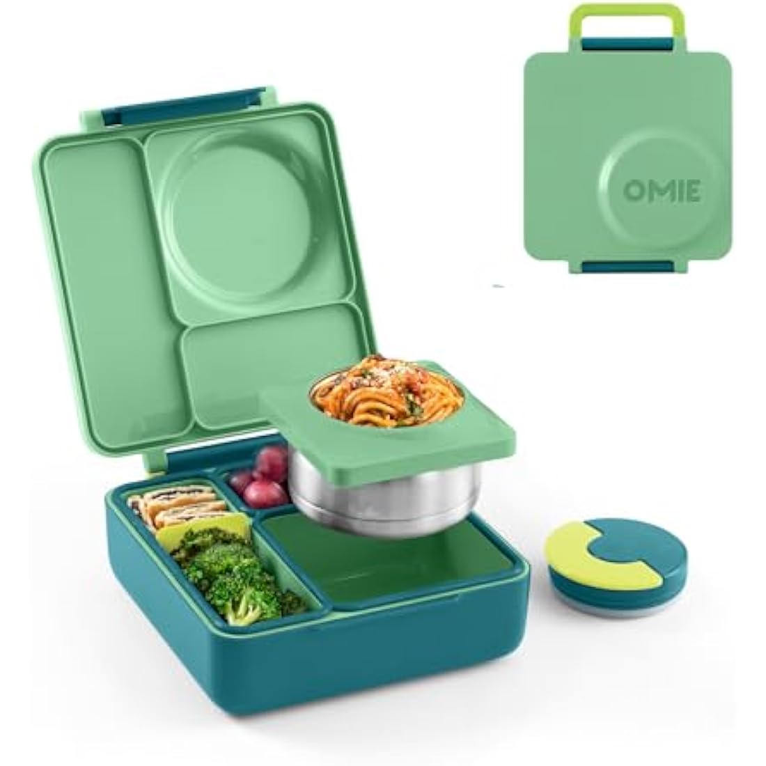 OmieBox Kids Bento Lunch Box – Insulated Hot and Cold Food Container