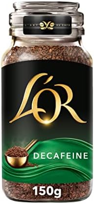 L'OR Decaf Instant Coffee – Smooth & Aromatic Soluble Coffee, 6 x 150g
