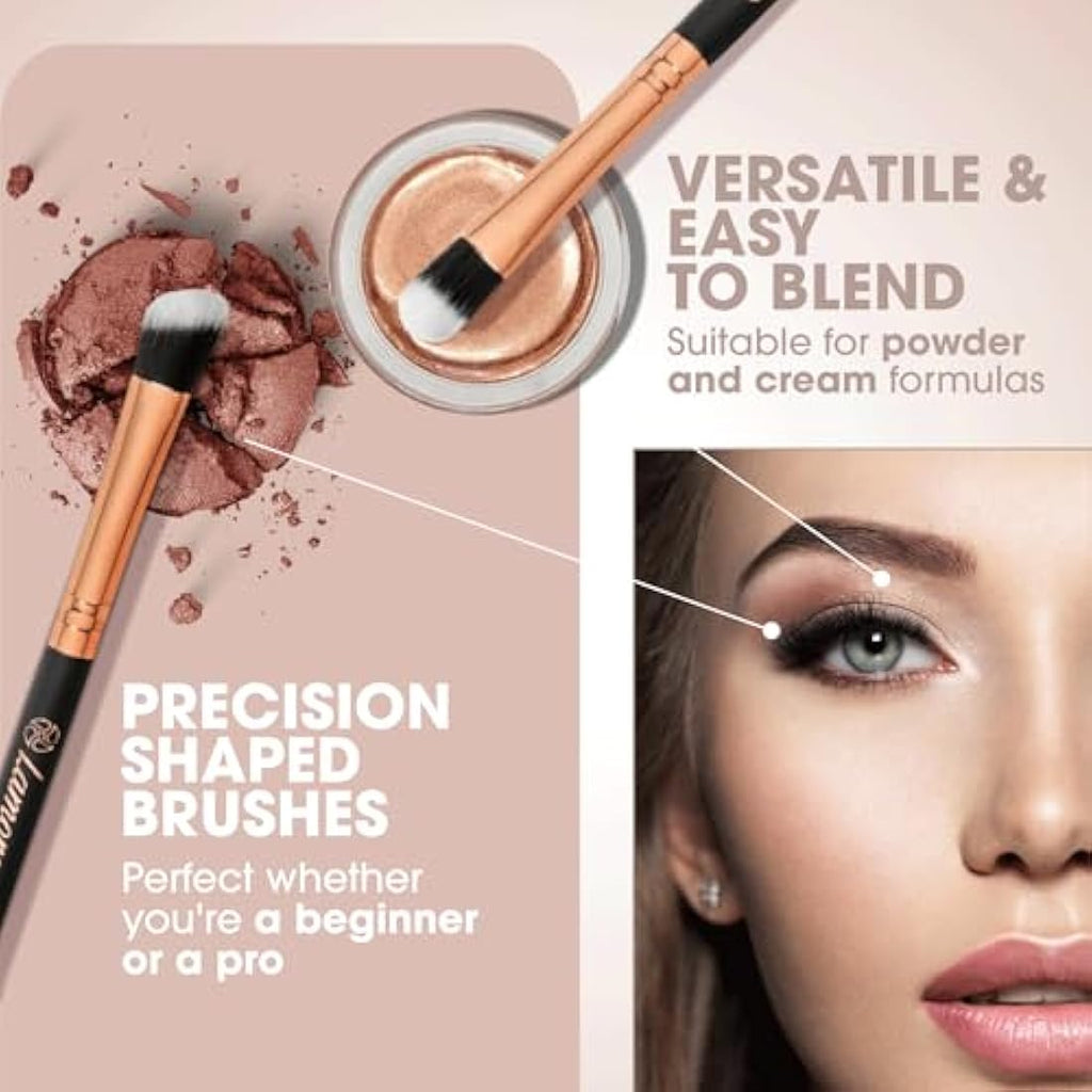 Jolof Store 7-Piece Eye Makeup Brush Set | Vegan Synthetic Bristles
