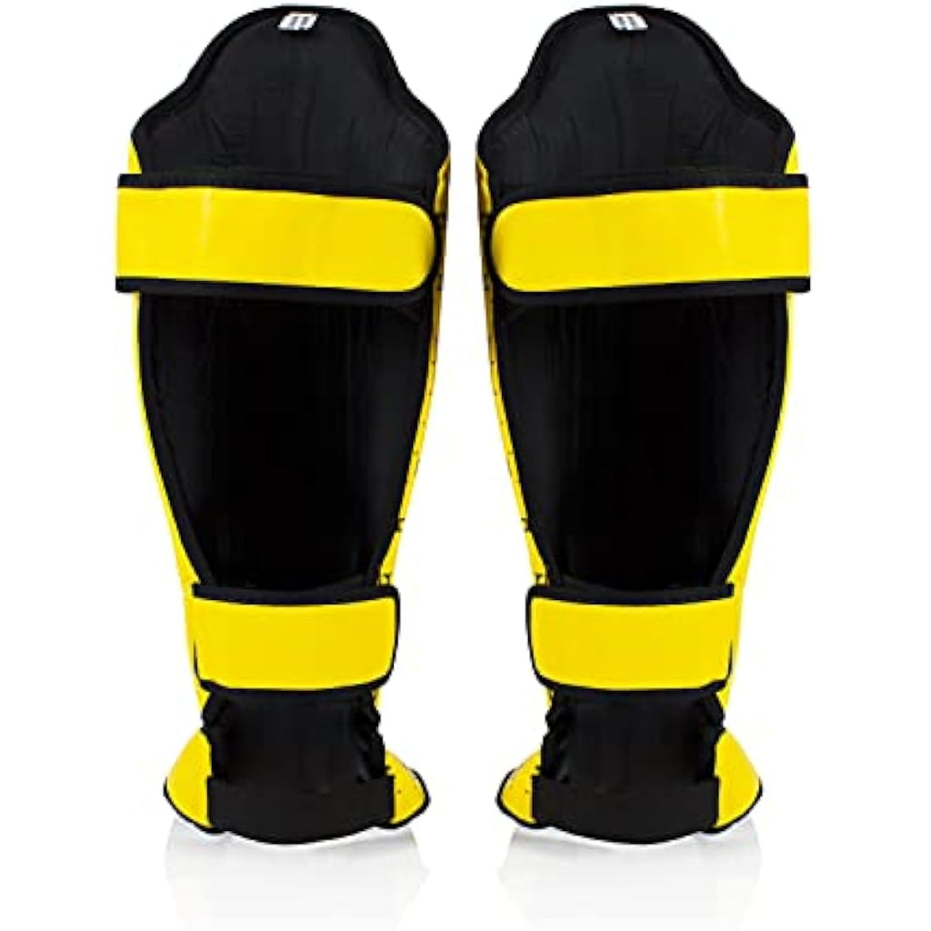 Fairtex SP5 Muay Thai Shin Guards – Syntek Leather MMA Kickboxing Gear