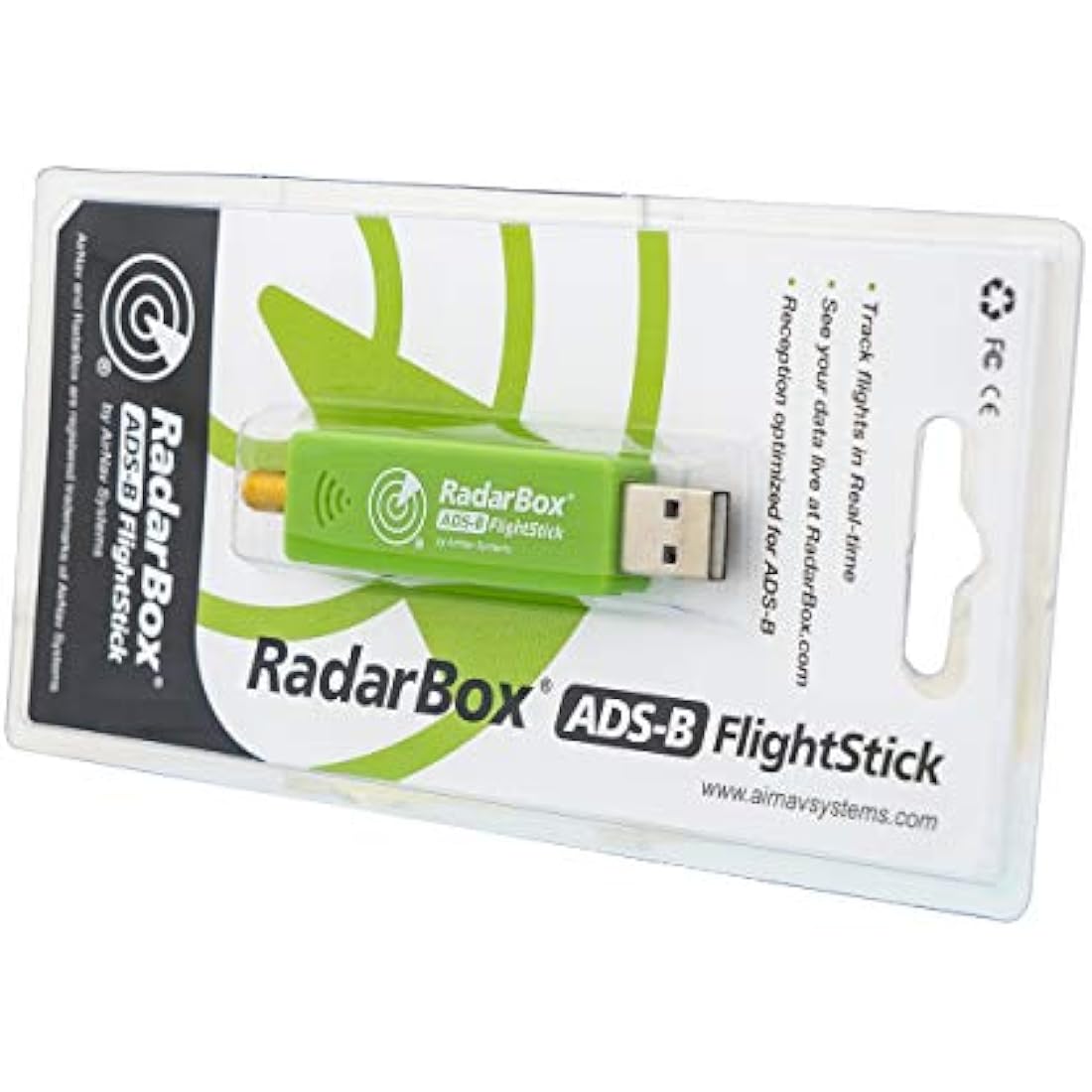 AirNav Radar FlightStick: ADS-B USB Receiver with Filter & Amplifier