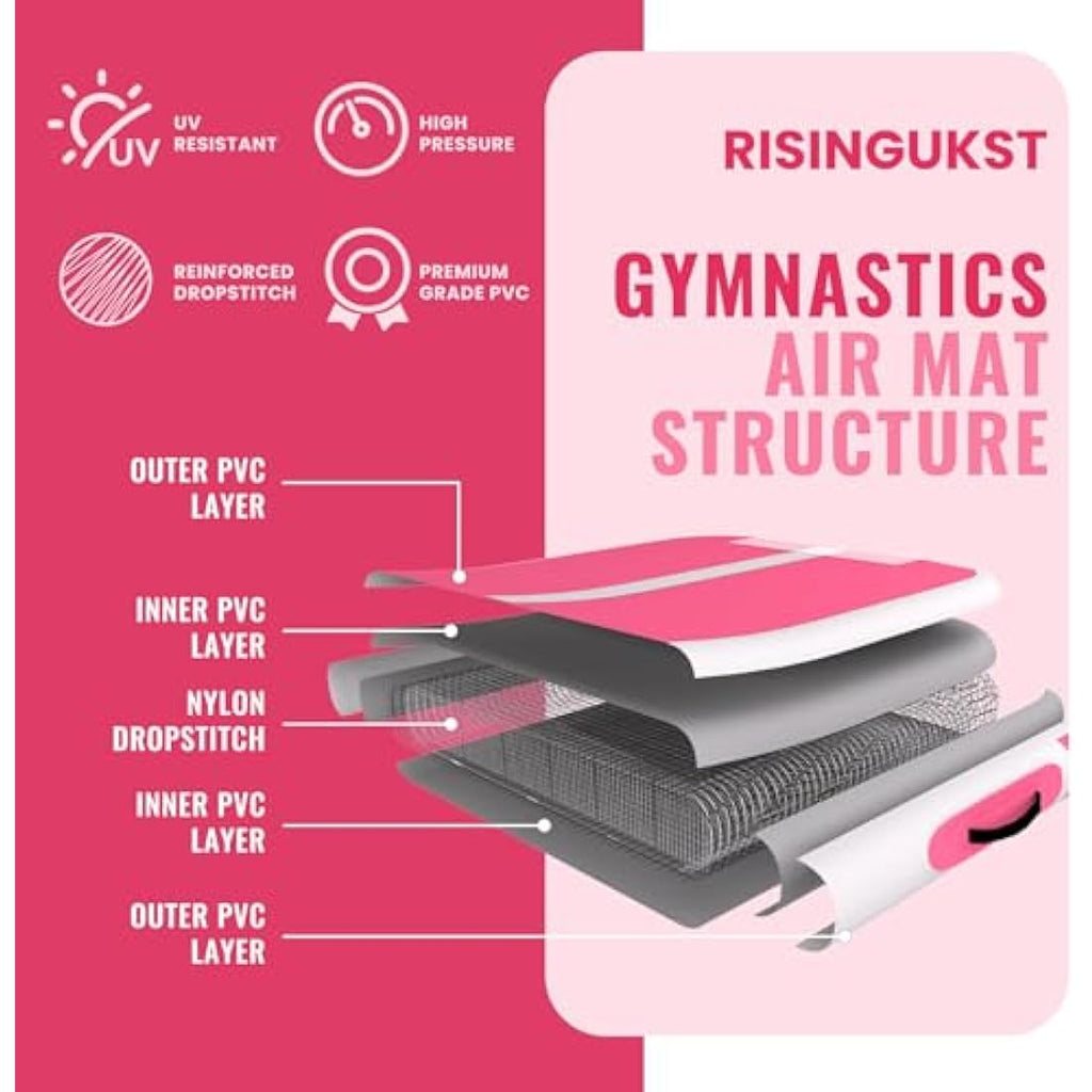 Inflatable Air Gymnastics Tumbling Mat – PVC Training Track