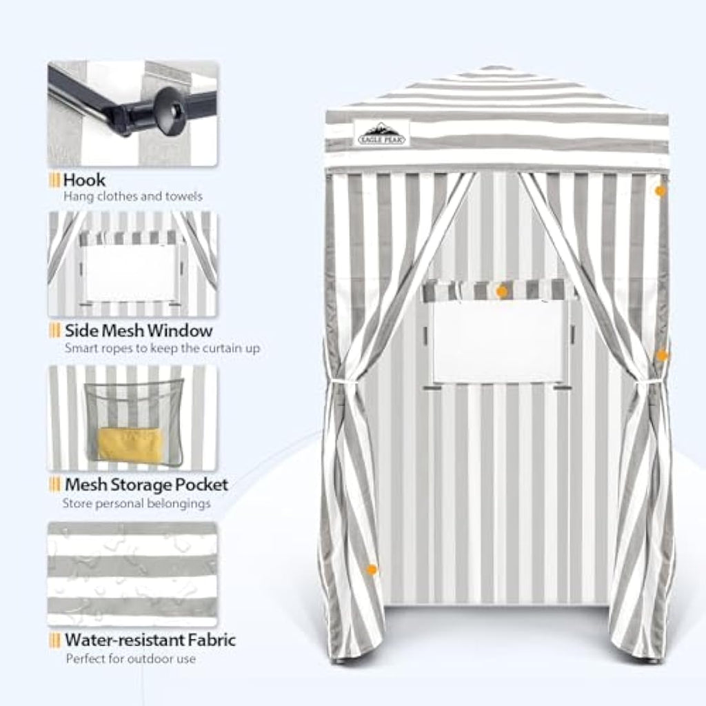 EAGLE PEAK 4x4 Pop-up Changing Room – Portable Privacy Tent Cabana