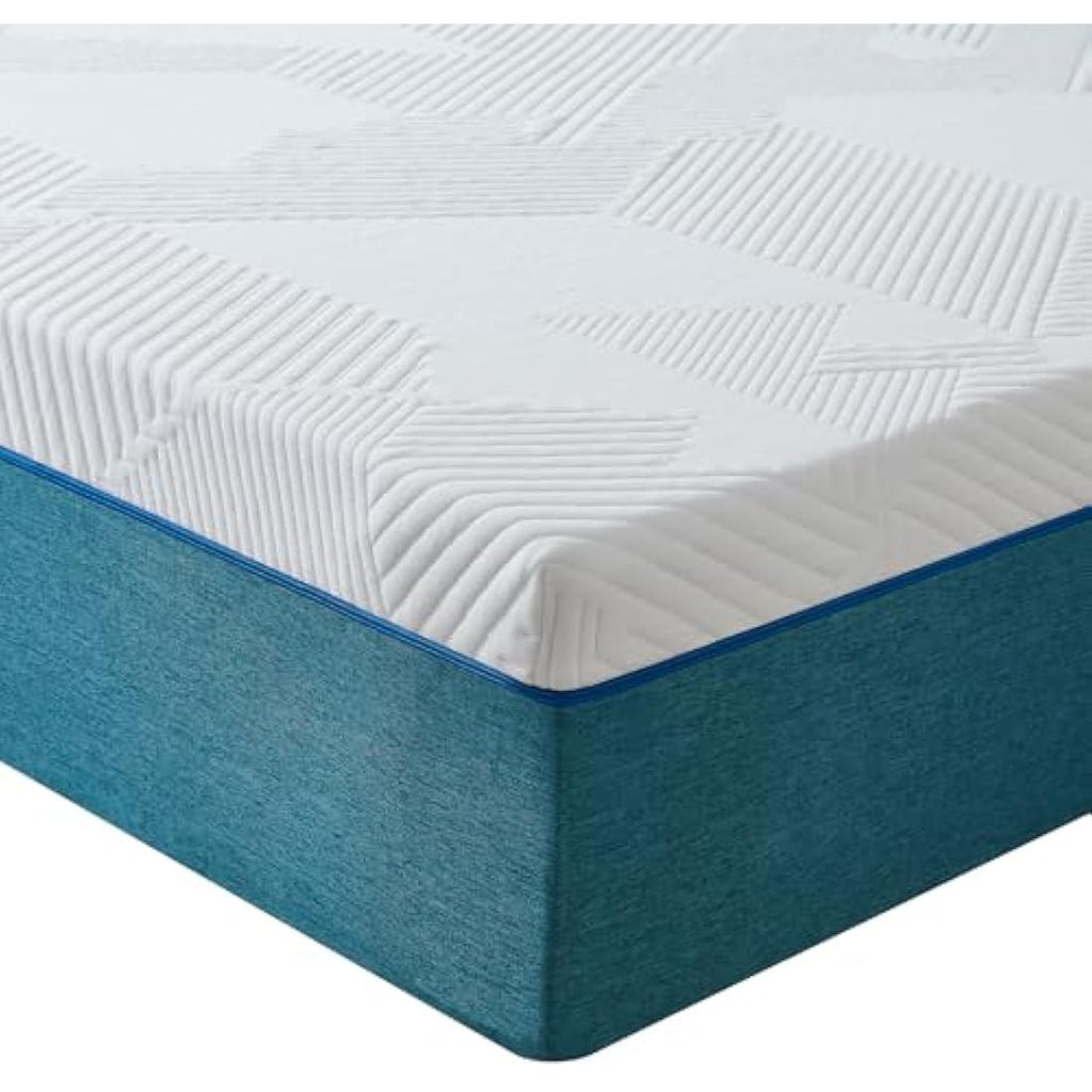 Hiimgo Single Memory Foam Mattress | Gel Breathable Medium Firm (90x190)