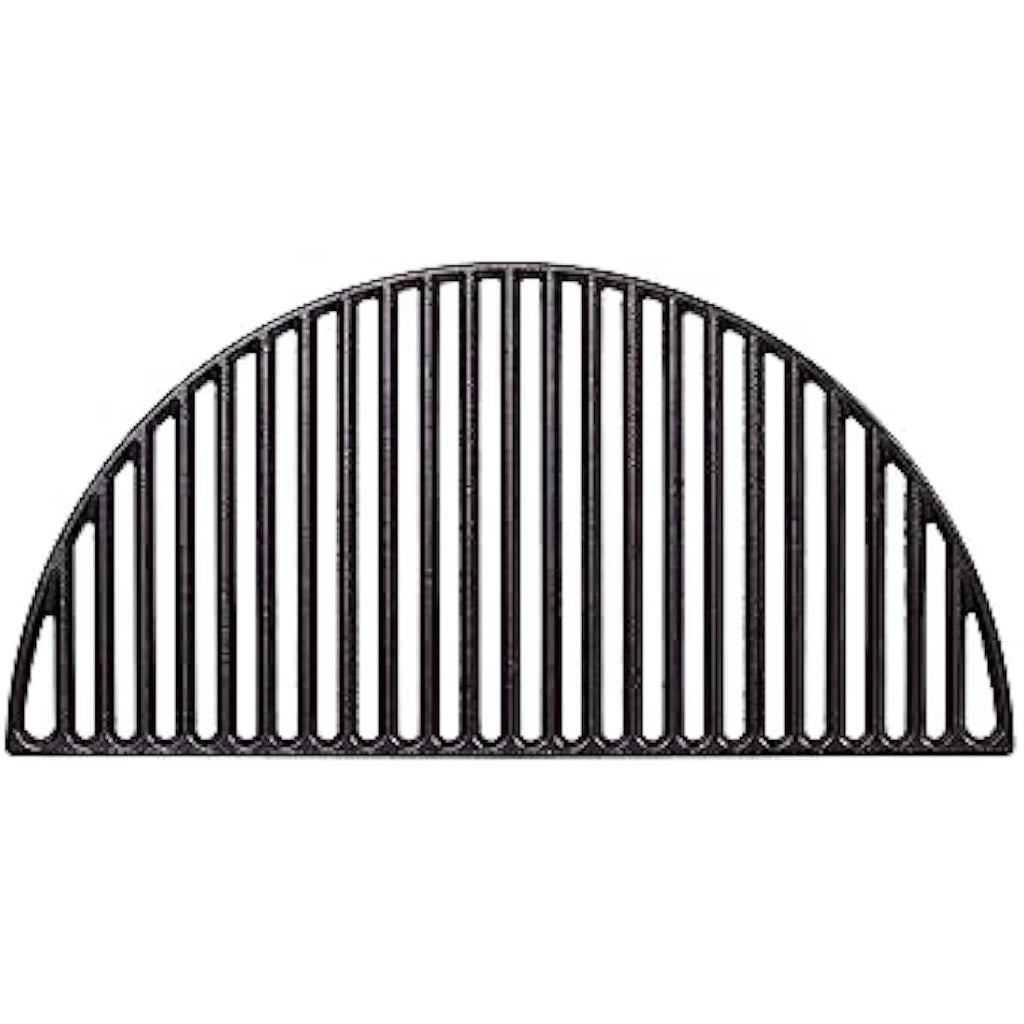 Kamado Joe Classic Half Moon Cast Iron Cooking Grate – Black Sear Grate