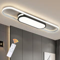 Oninio Modern LED Ceiling Light – 80cm Dimmable Linear Lamp with Remote
