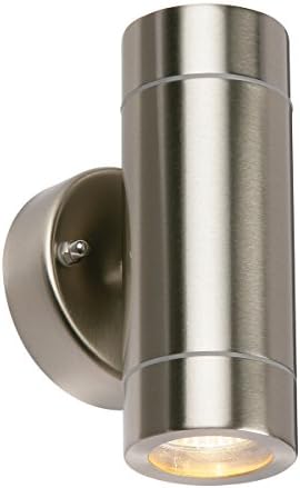 Jolof Store Stainless Steel Up/Down Wall Light – IP44 Outdoor Garden Light