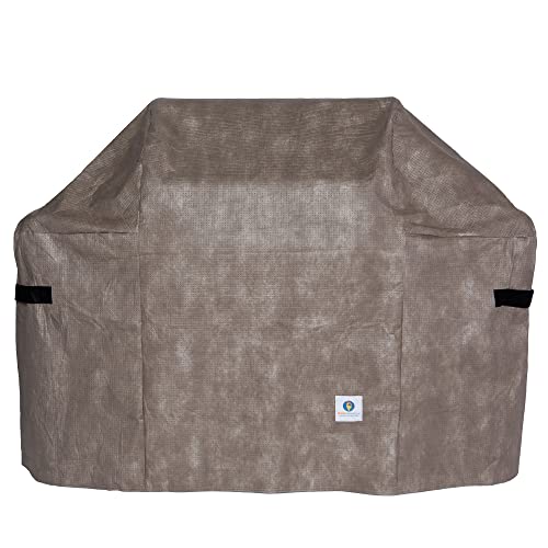 Duck Covers Elite 67-Inch BBQ Grill Cover – Waterproof Cappuccino