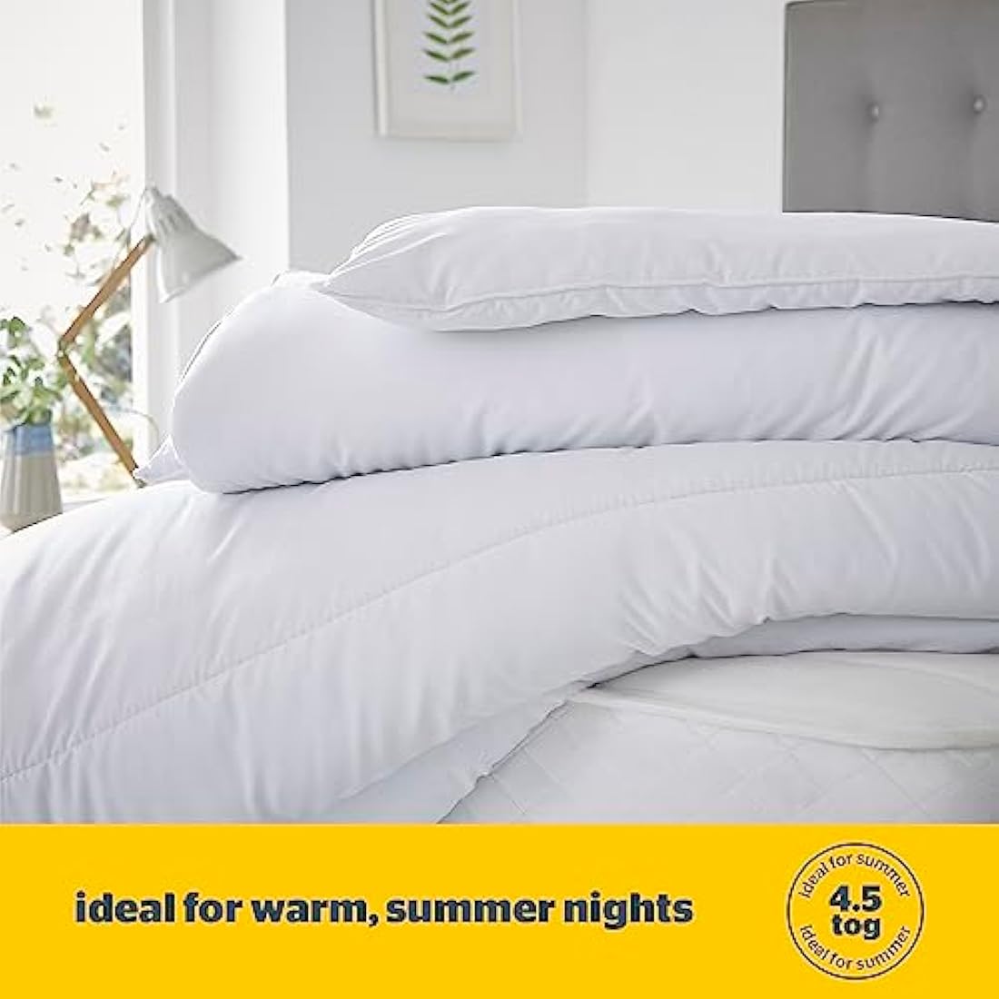 Silentnight 4.5 Tog Summer Duvet – King Size Hypoallergenic Quilt
