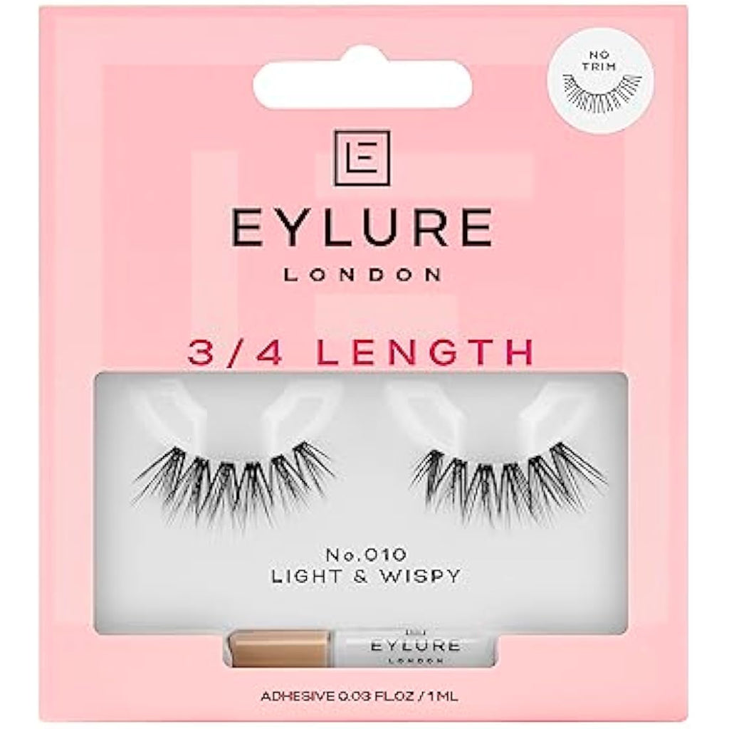 Eylure No 010 3/4 Length False Eyelashes – Reusable Natural Lashes