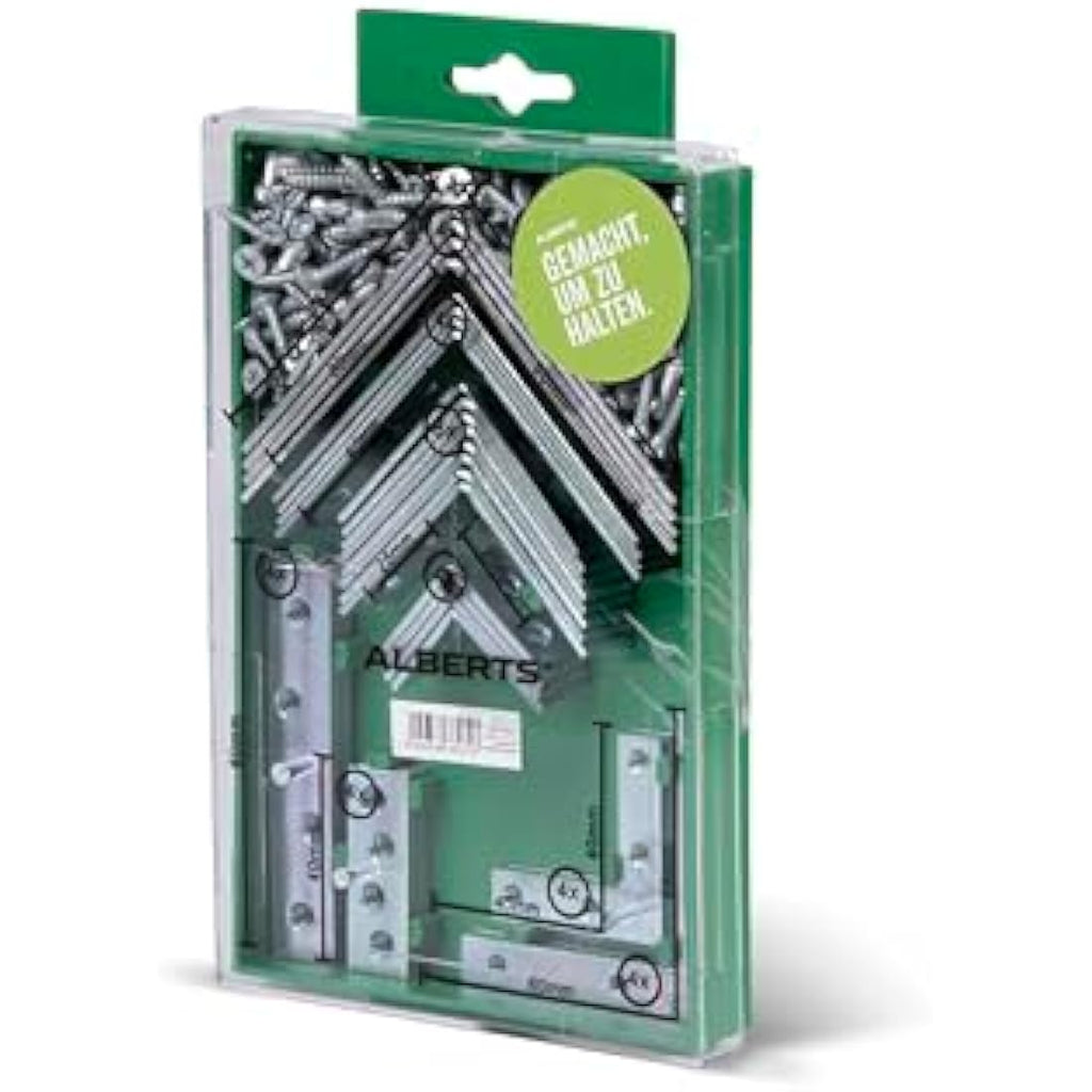 GAH-Alberts Angled Connecting Panels – Yellow Galvanised Steel Brackets