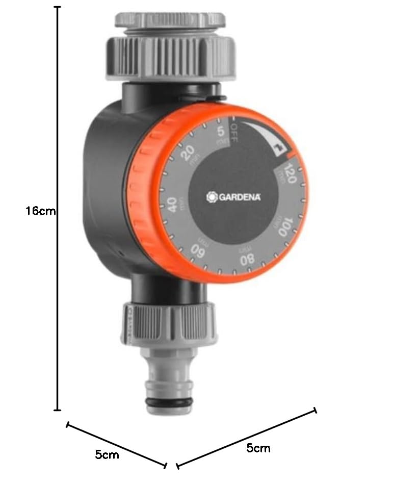 Gardena Water Timer – Automatic Garden Irrigation Clock (5-120 min)