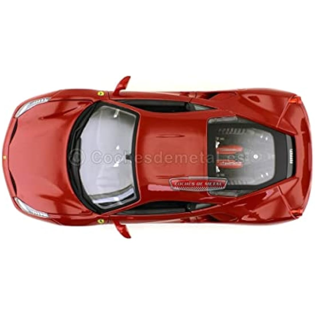 Bburago Ferrari 488 GTB 2016 Diecast Model Car – 1:18 Scale Red