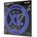 D'Addario XL Chromes Flat Wound Electric Guitar Strings | 12-52 Light