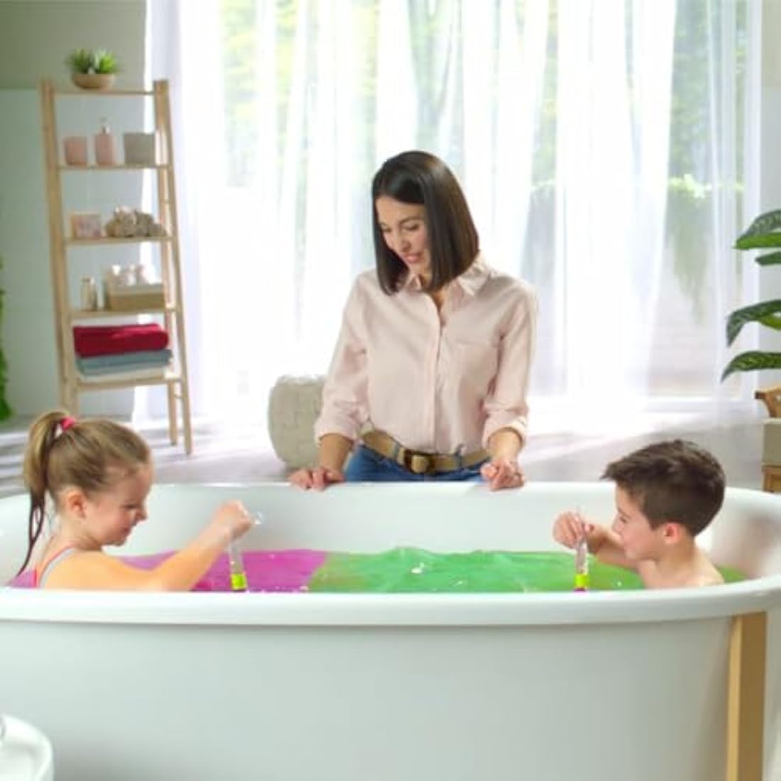 Zimpli Kids Baff Bombz Magic Brush - 4 Pack Vegan Bath Bombs for Kids