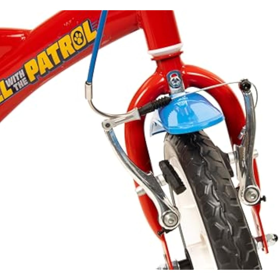 Toimsa Paw Patrol 12" Kids Bike with Training Wheels – Blue/Red