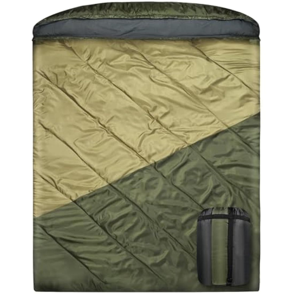 Mcota Double Sleeping Bag | XL Queen Size Waterproof Camping Gear