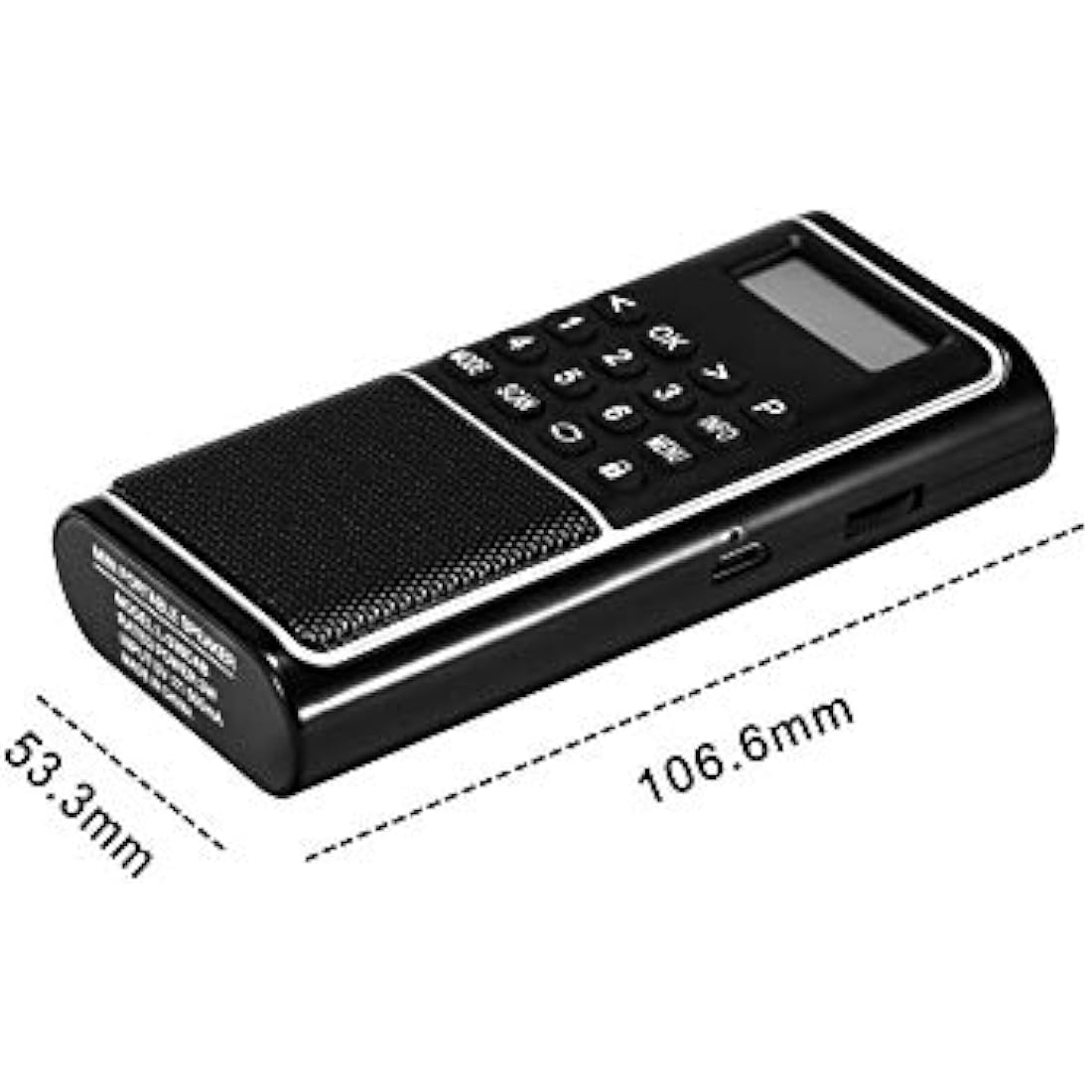 Jolof Store RD23 Portable DAB/DAB+ FM Digital Pocket Radio with Bluetooth