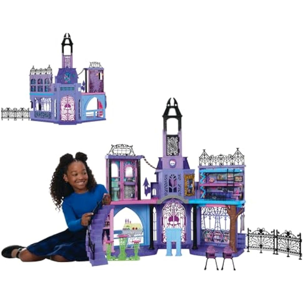 Monster High Haunted High School Playset - 35+ Piece Dollhouse