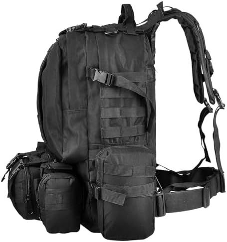 55L Military Tactical Backpack | Molle Hiking Rucksack