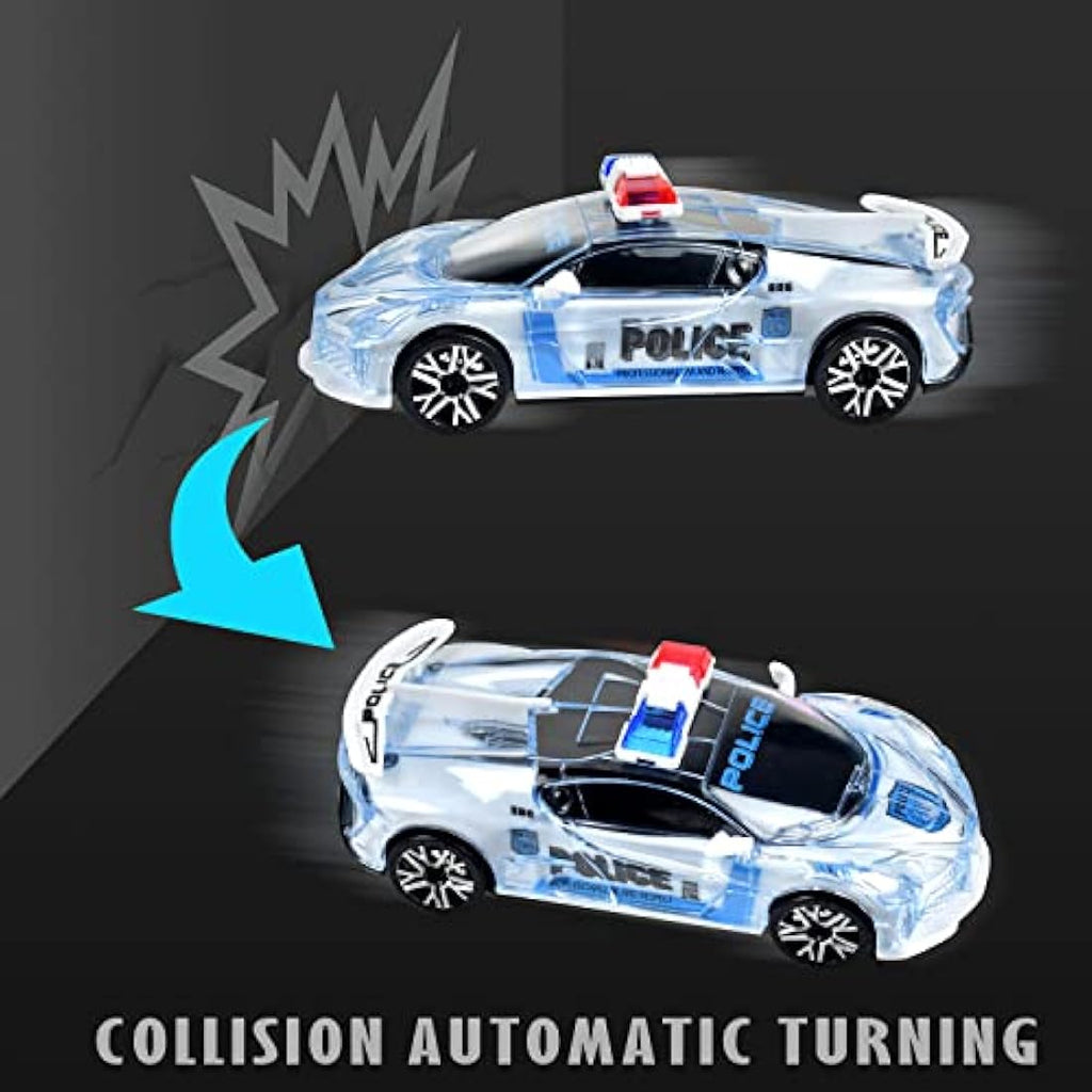 Jolof Store Police Car Toy with Lights and Sound – 1:36 Scale Electric