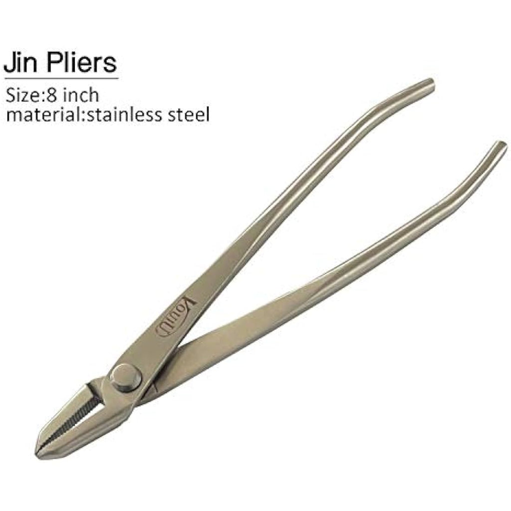 Jolof Store 6-Piece Stainless Steel Bonsai Tool Set with 210mm Cutters