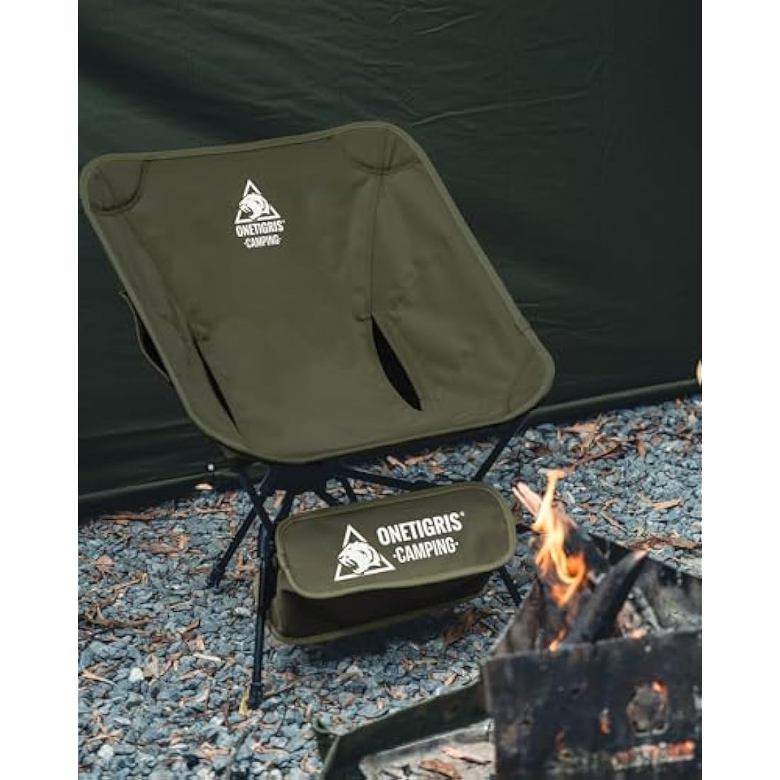 OneTigris Tigerblade Camping Chair – Lightweight 7075 Aluminum, 330lb Capacity