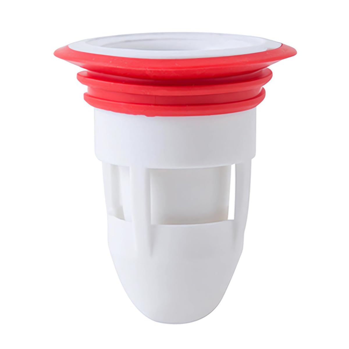 Shower Floor Drain Backflow Preventer, One-Way Drain Valve Sewer Core Anti-Odor Pipe Plug for Kitchen Bathroom White - image 1