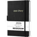 Jolof Store 2026 Diary A5 Page a Day - Daily Planner with Tabs, Grey