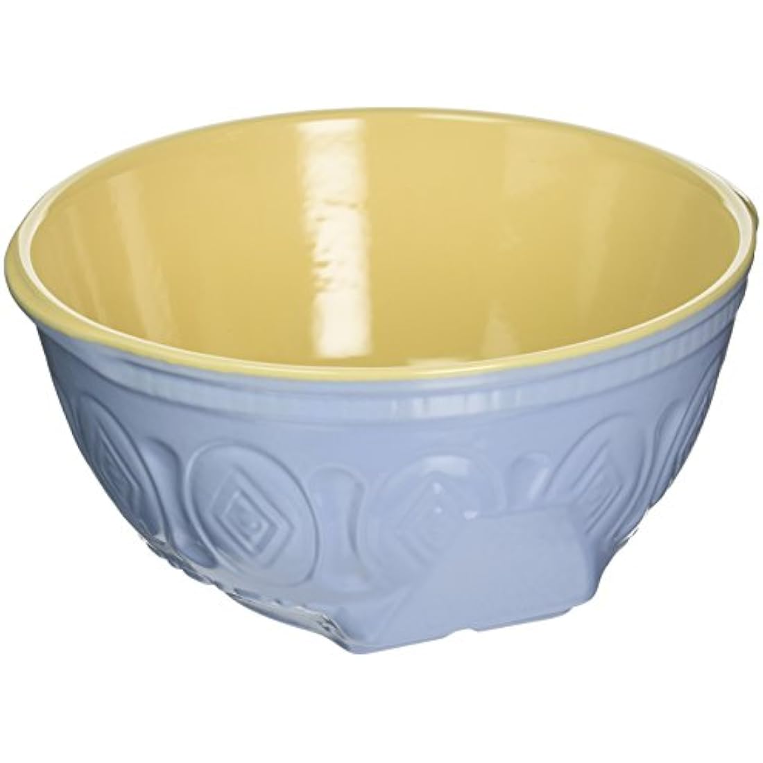 Tala Traditional Stoneware Mixing Bowl - Blue and Cream, 2800ml