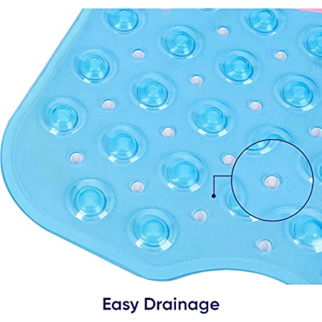 Jolof Store Non-Slip Bath Mat – Anti-Mould PVC Shower Mat with Suction Cups