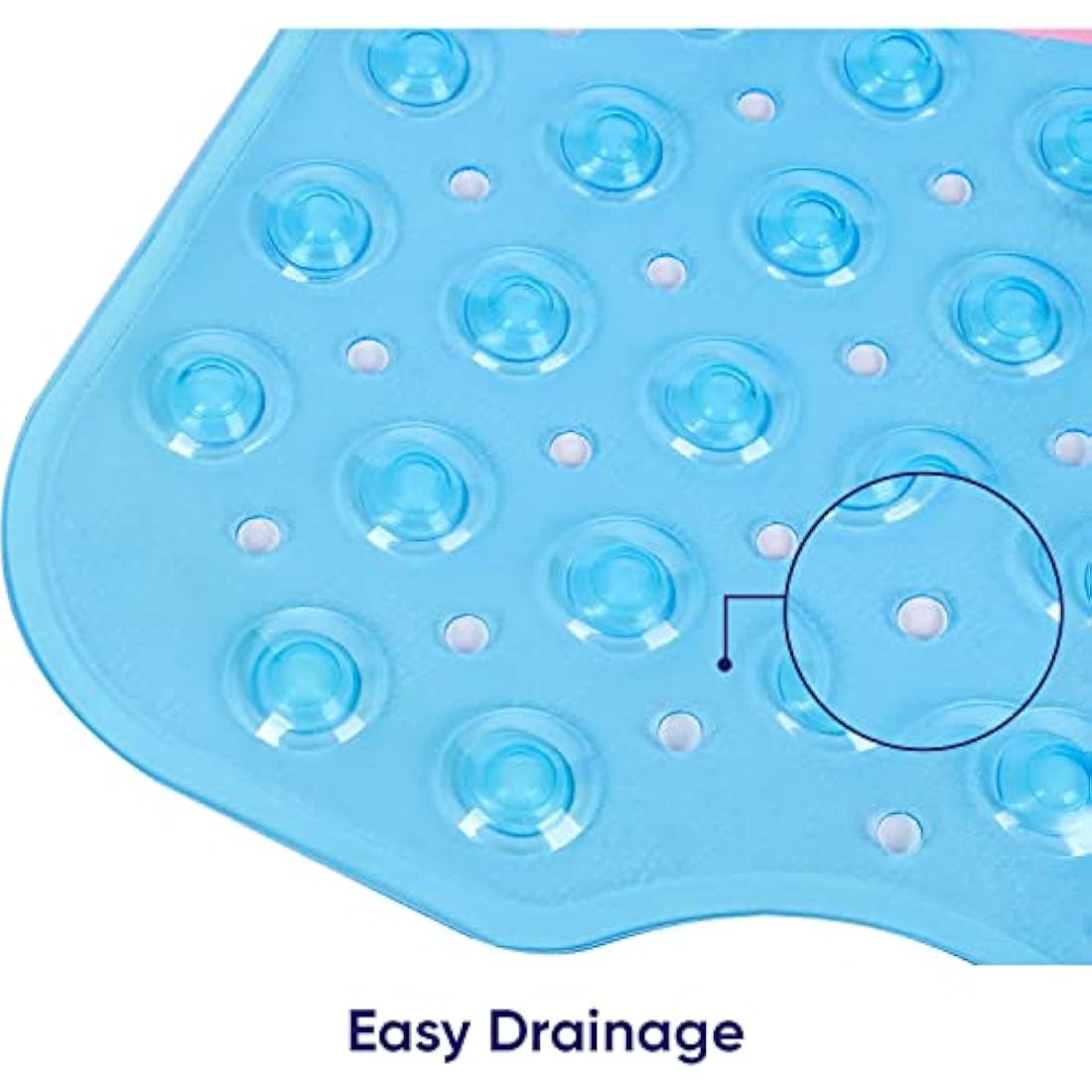 Jolof Store Non-Slip Bath Mat – Anti-Mould PVC Shower Mat with Suction Cups