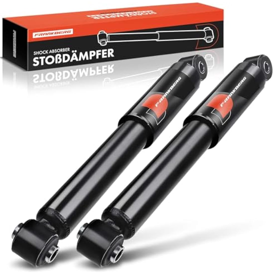 Frankberg Rear Gas Shock Absorbers for Fiat 500 312 Hatchback 2007-2025
